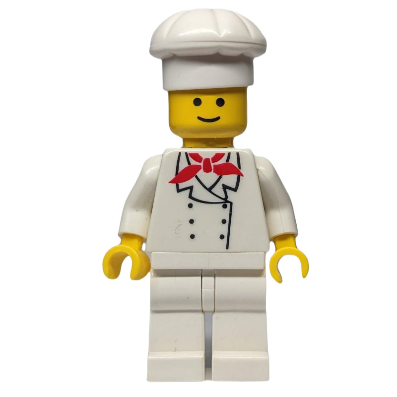 fig-008855 – Chef, Red Neckerchief, White Legs (3626a Head)