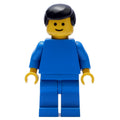 fig-008873 – Man, Plain Blue, Black Hair