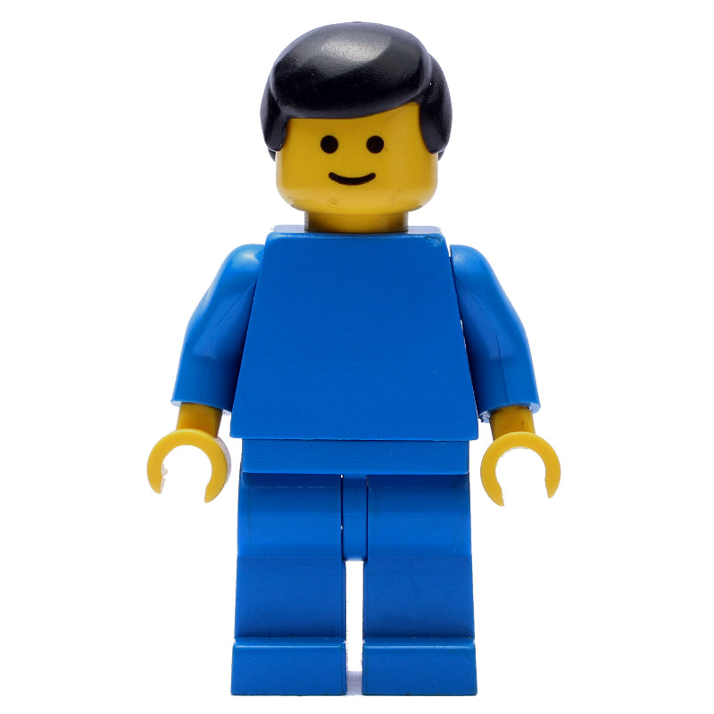 fig-008873 – Man, Plain Blue, Black Hair