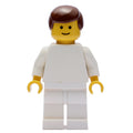 fig-008876 – Man, Plain White, Brown Hair