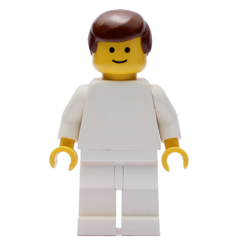 fig-008876 – Man, Plain White, Brown Hair