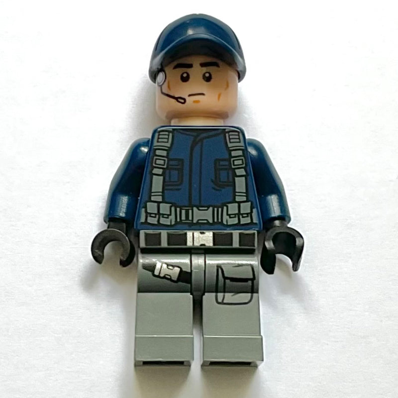 fig-008914 – ACU Trooper, Dark Blue Shirt with Straps, Dark Blue Cap