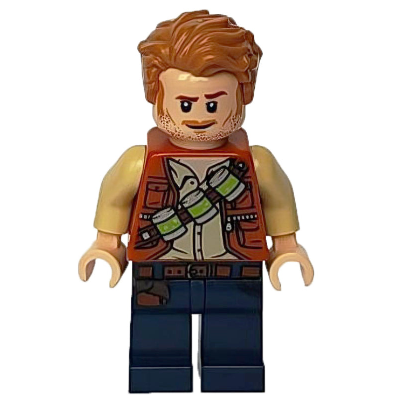 fig-008918 – Owen Grady with Strap with Canisters, Dark Blue Legs