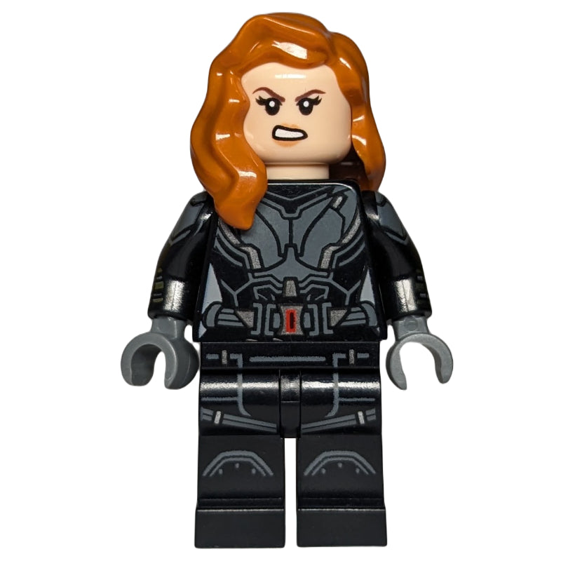 fig-008920 – Black Widow, Black Jumpsuit, Silver Highlights