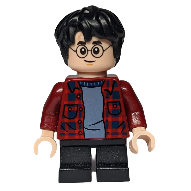 fig-008927 – Harry Potter, Open Dark Red Shirt, Short Black Legs
