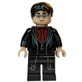 fig-008951 – Harry Potter, Long Robes with Pleats over Dark Red Shirt and Tie