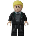 fig-008953 – Draco Malfoy, Open Long Robes over Slytherin Sweater
