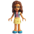 fig-008979 – Olivia - Medium Blue Jacket, Bright Light Yellow Skirt