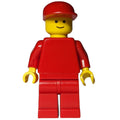 fig-009040 – Man, Plain Red, Red Cap