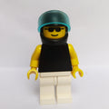 fig-009047 – Man, Black Torso, White Legs, Black Helmet with Visor, Sunglasses