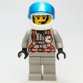 fig-009050 – Pilot, Light Gray Jumpsuit with Gauges and Straps, White Helmet with Visor, Headset