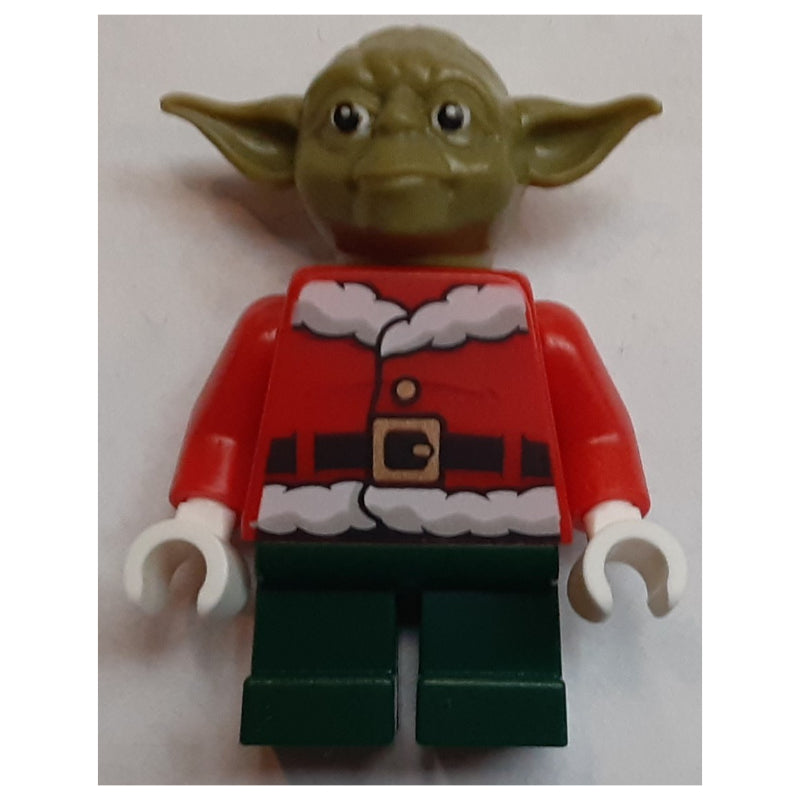 fig-009096 – Yoda, Olive Green Head, Santa Jacket