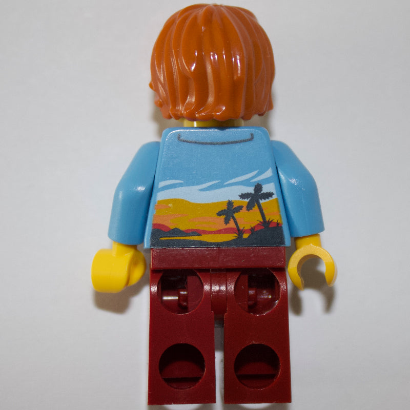 fig-009146 – Medium Blue Torso, Dark Red Legs, Dark Orange Hair
