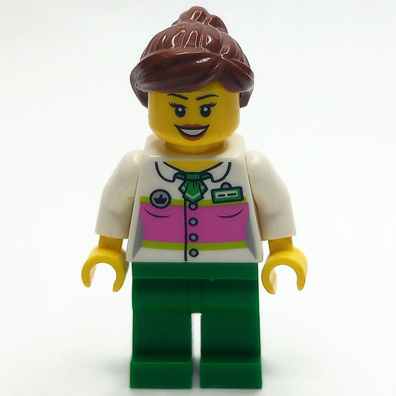 fig-009157 – White Torso, Green Legs, Reddish Brown Hair