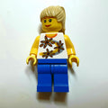 fig-009161 – White Torso, Blue Legs, Tan Hair