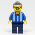 fig-009163 – Blue Torso, Dark Blue Legs, Dark BLuish Grey Hair - Without Back Print