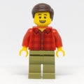 fig-009164 – Red Torso, Olive Green Legs, Dark Brown Hair