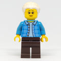 fig-009167 – Dark Azure Torso, Dark Brown Legs, White Hair