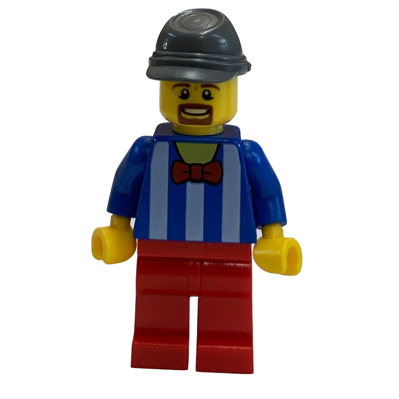 fig-009174 – Blue Torso, Red Legs, Dark Bluish Grey Kepi