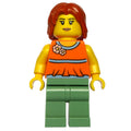 fig-009176 – Orange Torso, Sand Green Legs, Dark Orange Hair