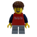 fig-009178 – Kid - Red Torso, Light BLuish Grey Legs, Reddish Brown Hair