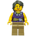 fig-009181 – Dark Purple Torso, Dark Tan Legs, Dark Bluish Grey Legs