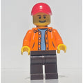 fig-009188 – Orange Torso, Dark Brown Legs, Red Cap