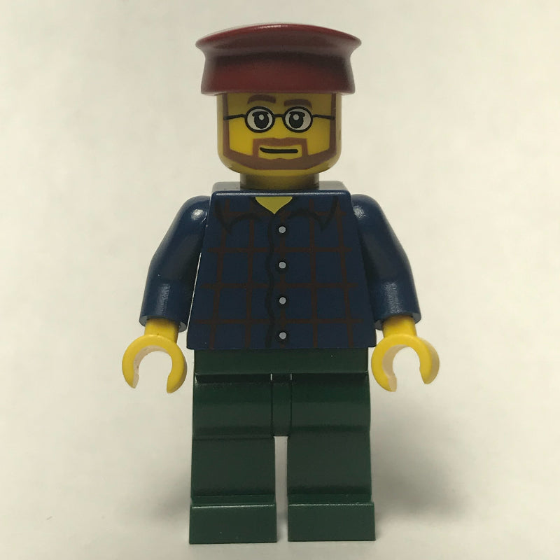 fig-009194 – Dark Blue Torso, Dark Green Legs, Dark Red Hat