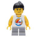 fig-009201 – Kid - White Torso, Light Blush Grey Legs, Black Hair