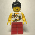 fig-009202 – White Torso, Red Legs, Black Hair
