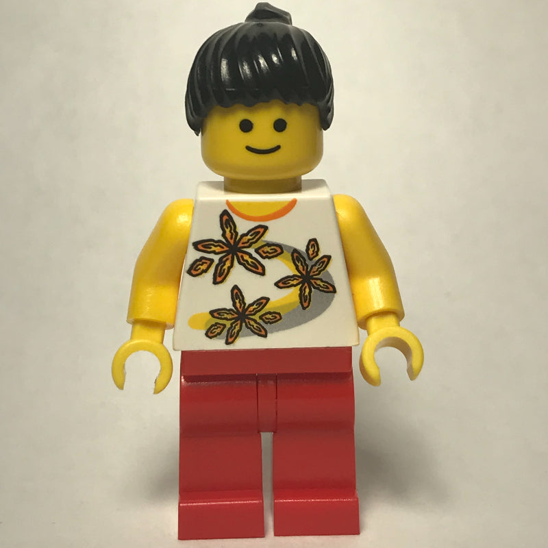 fig-009202 – White Torso, Red Legs, Black Hair