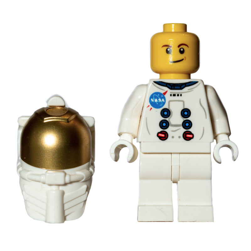 fig-009203 – NASA Apollo 11 Astronaut - Crooked Smile