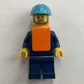fig-009211 – Train Worker, Maersk - Dark Bluish Grey Beard