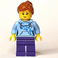 fig-009214 – Bright Light Blue Torso, Dark Purple Legs, Dark Orange Hair