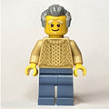 fig-009216 – Tan Torso Sweater, Sand Blue Legs, Light Bluish Grey Hair