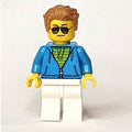 fig-009222 – Dark Azure Torso, White Legs, Medium Nougat Hair
