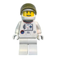 fig-009229 – Astronaut - White Torso and Legs, Gold Visor, Male, Smile