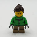 fig-009234 – Kid - Green Torso, Dark Tan Legs, Dark Brown Hair