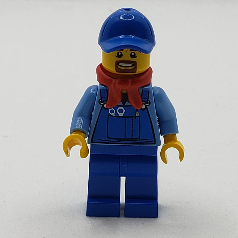 fig-009236 – Medium Blue Torso, Blue Overall, Blue Hat