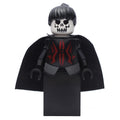 fig-009252 – Queen, Skull Head, Black Dress, Black Cape, Black Hair