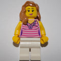 fig-009261 – Bright Pink Torso, White Legs, Medium Nougat Hair