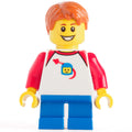 fig-009266 – Kid - White Torso, Dark Blue Legs, Dark Orange Hair