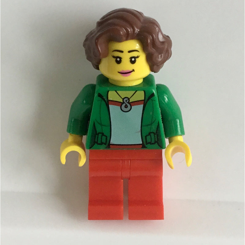fig-009267 – Green Torso, Red Legs, Reddish Brown Hair