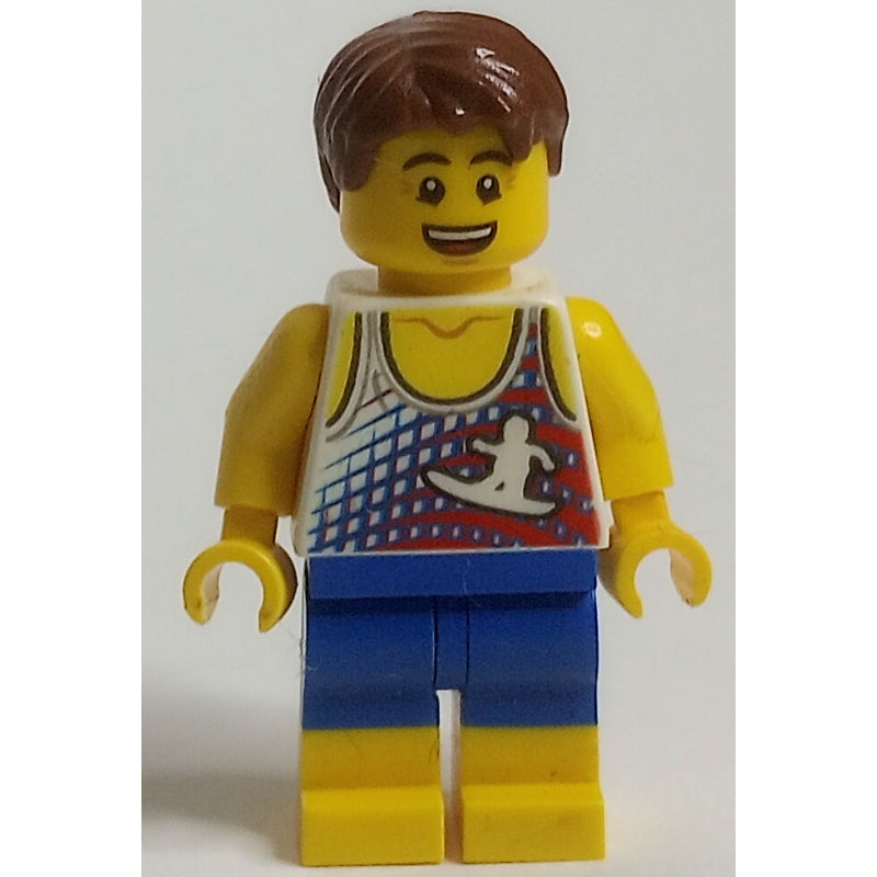 fig-009274 – White Torso, Blue/Yellow Legs, Reddish Brown Hair
