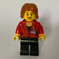 fig-009291 – Reporter, Red Jacket, Black Legs, Dark Orange Hair