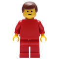 fig-009305 – Red Torso, Red Legs, Reddish Brown Hair