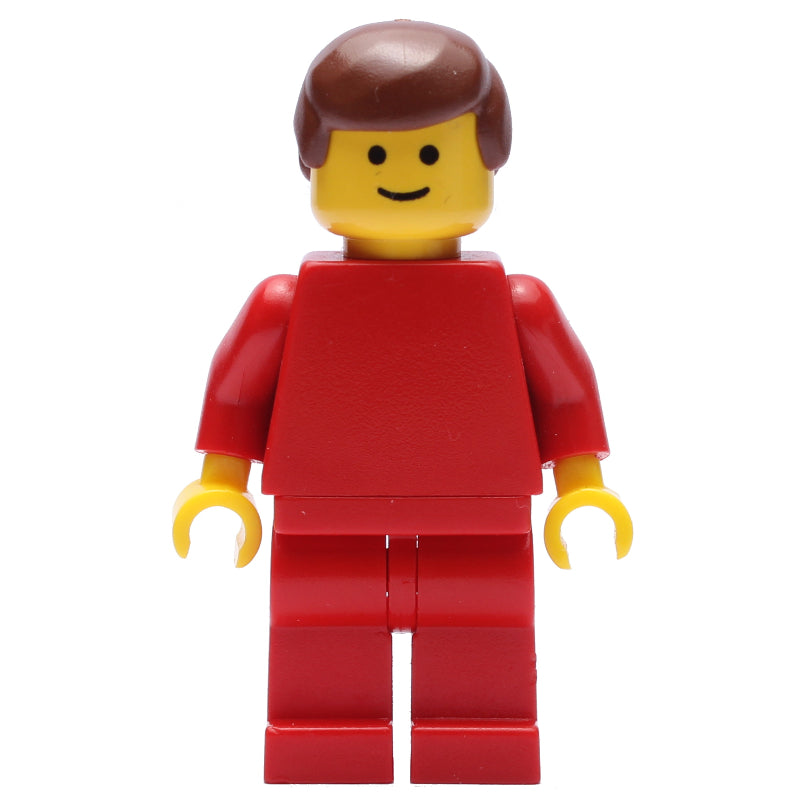 fig-009305 – Red Torso, Red Legs, Reddish Brown Hair