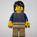 fig-009311 – Dark Blue Torso, Dark Tan Legs, Black Hair