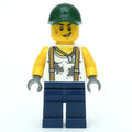 fig-009317 – White Torso, Dark Blue Legs, Dark Green Cap