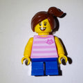 fig-009329 – Bright Pink Hair, Blue Legs, Reddish Brown Hair